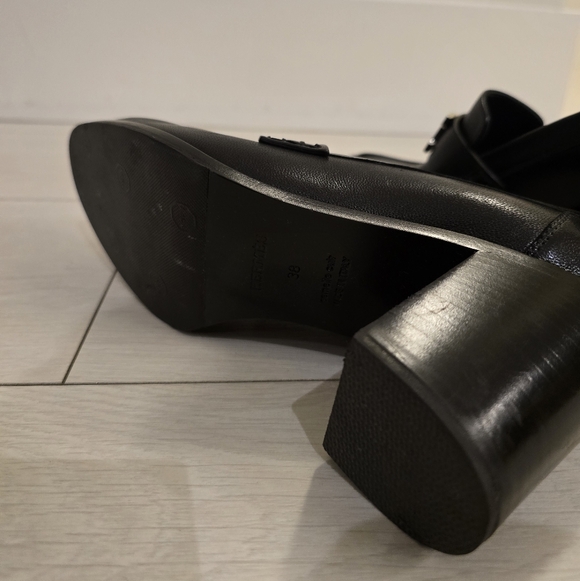 Hermes Black Leather Loafers - Picture 11 of 12
